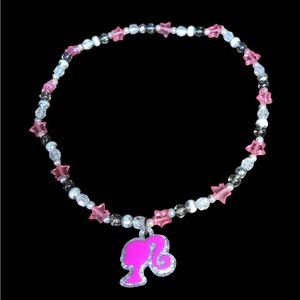 🕸️ Barbie Kids Ring & Necklace Set 15”